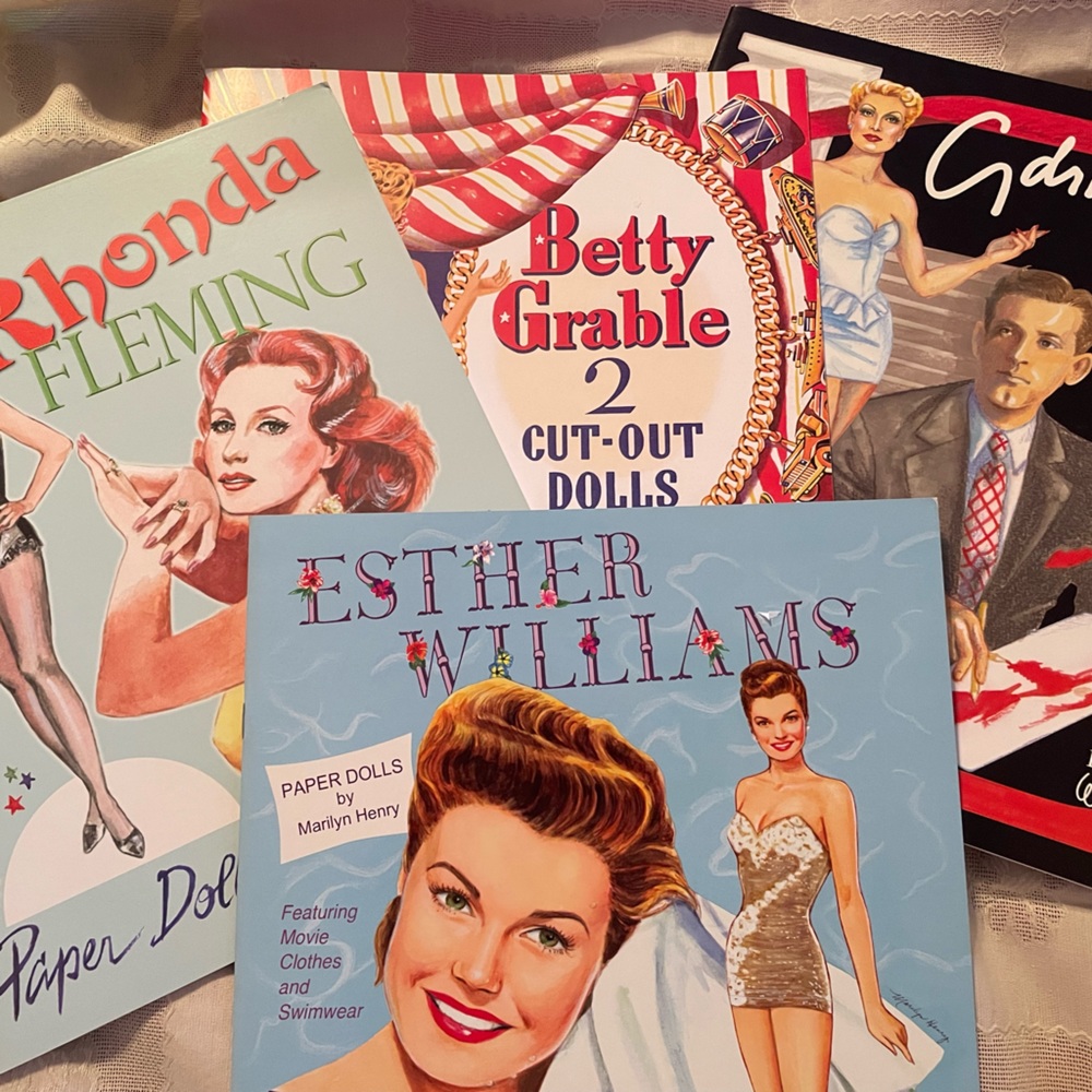 Vintage paper dolls